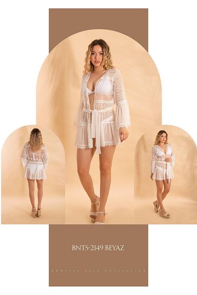 Bonitas Beachwear Alisa White Pareo - Bonitas 2149