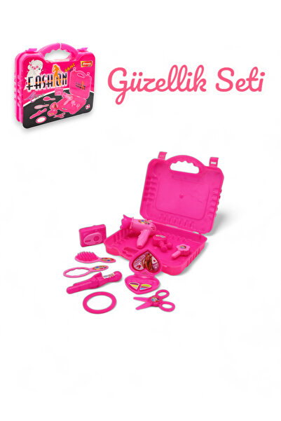 HEROES Çantalı Güzellik Seti - Çocuklar Için Eğitici Öğretici Eğlenceli Saç Bakım Oyuncak Seti