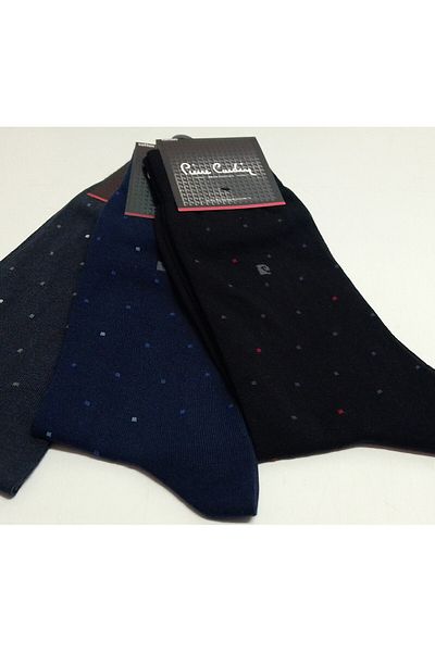 Pierre Cardin Men's Black, Dark Blue, Anthracite 3-Piece Socks