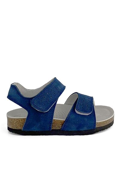 Cici Bebe Ayakkabı Αγορικά σανδάλια από γνήσιο δέρμα Navy Blue Nubuck