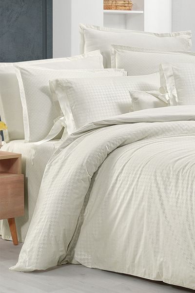 Sarev Perlita Beige - 100% Cotton Oversize Duvet Cover Set