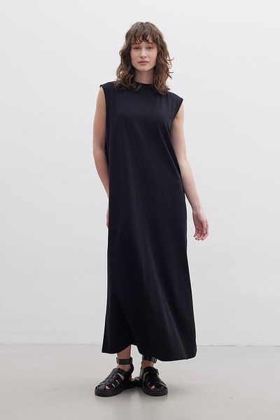Manuka KLEID MIT STRICKFUTTER SCHWARZ
