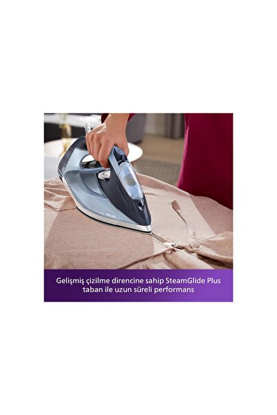 Philips Azur Buharlı Ütü Steam Glide Plus Taban