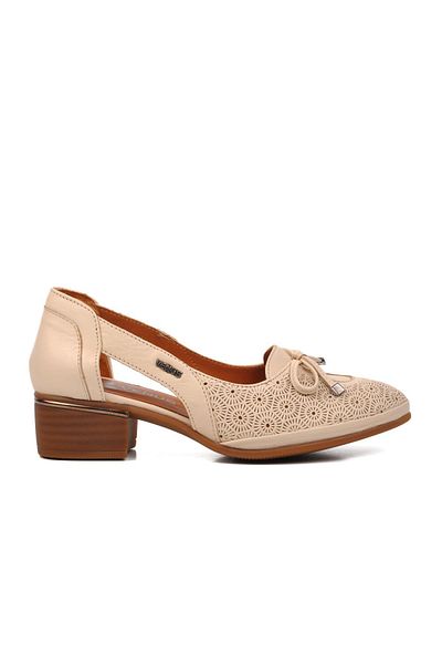 Venüs 2312522Y Beige Women's Casual Shoes - Genuine Leather
