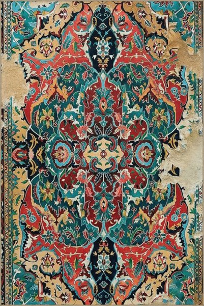 Rugs Modern Halı Πολύχρωμο, με αφηρημένο μοτίβο, παραδοσιακό μοτίβο με θέμα τ...