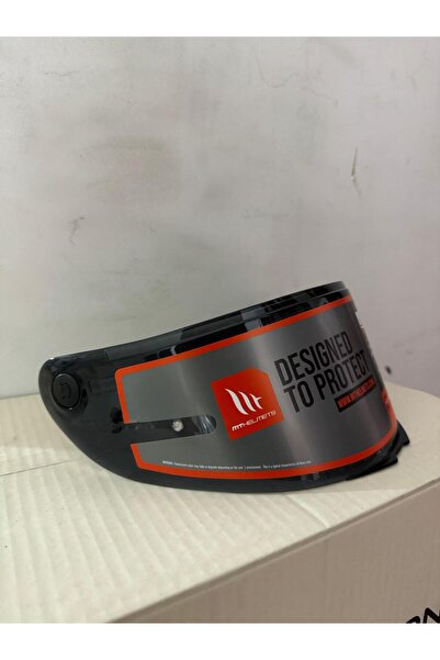 MT Helmets V29 Siyah Dark Kask Camı Vizör (KRE+ Model Karbon Kask Uyumlu)