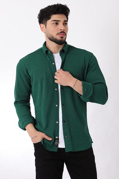 Stilkombin قميص بادي محبوك عادي - XC U16788_40297