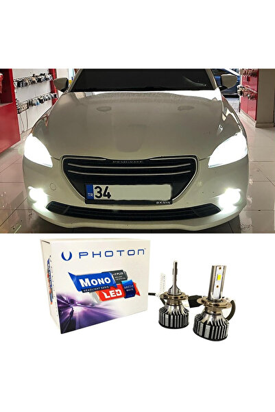 Photon Peugeot 301 Led Xenon Kısa Far Ampulü H7 Mono Yeni Seri Beyaz 2012-201...
