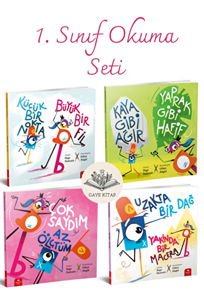 Redhouse Kidz Yayınları 1. Sınıf Okuma Kitapları 4 Kitap Set