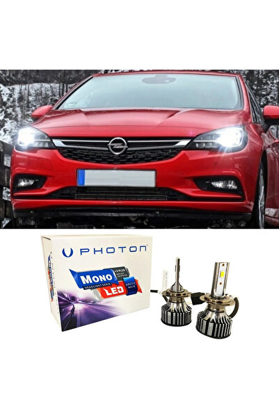 Photon Opel Astra K Led Xenon Uzun Far Ampulü H1 Mono Yeni Seri Beyaz 2015+