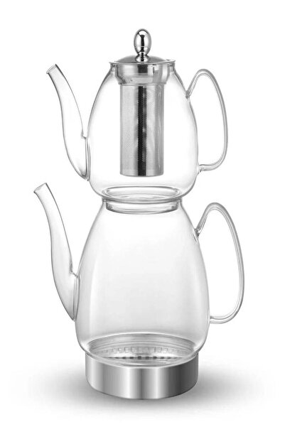 Ürün Evim طقم إبريق شاي زجاجي من ليندا - Tr-4322