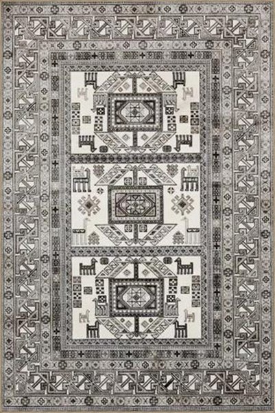 Rugs Modern Halı Covor decorativ din bumbac, lavabil, în stil geometric moder...