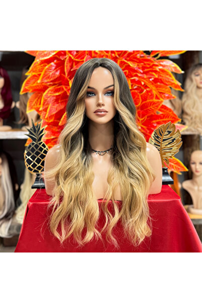Fenomen Peruk Yeni Sezon Vip Perçemsiz Ombreli Peruk - 2024 Yeni Model