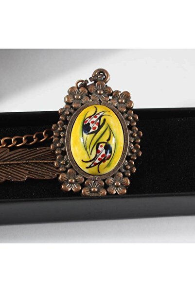 Çini Evi إشارة مرجعية مسطحة مقلوبة بتصميم أرضية من توليب إيزنيك