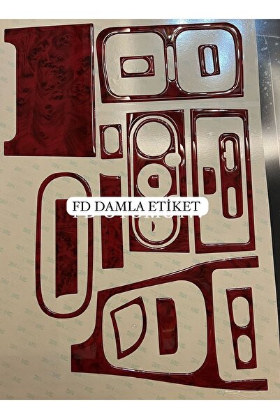 FD Damla Etiket Renault Laguna 1 Torpido, Konsol, Trim, Göğüs Kaplama  Set Ma...