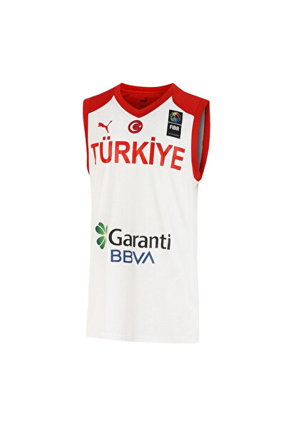 Puma Beyaz Erkek Forma 60660601-Turkey V-Neck Game Jersey