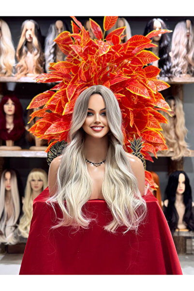 Fenomen Peruk Yeni Sezon Açık Ombreli Dalgalı Vip Peruk