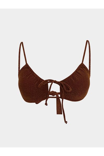 LC Waikiki Γυναικείο μπικίνι με λεπτομέρεια Lurex Lacing