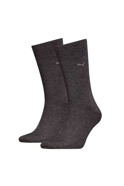 Puma Herren Socken 2er-Pack – klassisches Kurzlogo Einfarbig