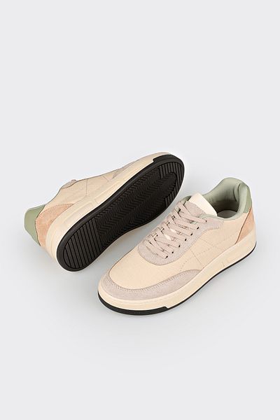 Elle Shoes Beige Women's Sneakers SINEA