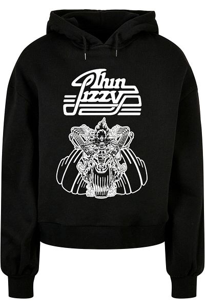 Merchcode Damen Ladies Thin Lizzy - Rocker Solid Oversized Hoody