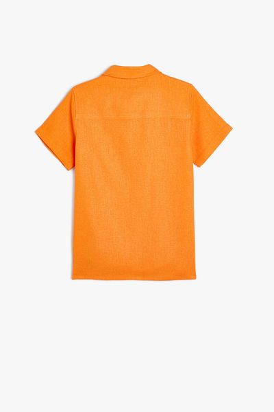 Koton Kids Pomarańczowa koszula chłopięca 4SKB60020TW
