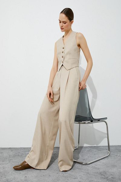 Koton Beige Damenjeans 3SAK40244UW
