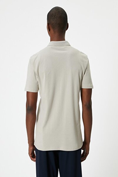 Koton Μπεζ Ανδρικό T-Shirt 4SAM10160MK