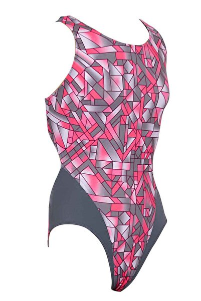 Kom Talin Desenli Yüzücü Kız Çocuk Mayo