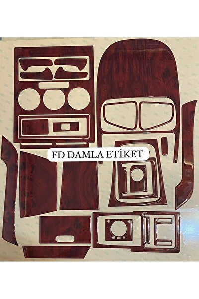 FD Damla Etiket أوبل أسترا جي - طقم توربيدو ووحدة تحكم وحواف، لون الماهوجني، ...