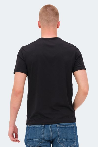 Slazenger Ανδρικό μπλουζάκι NEKANE μαύρο