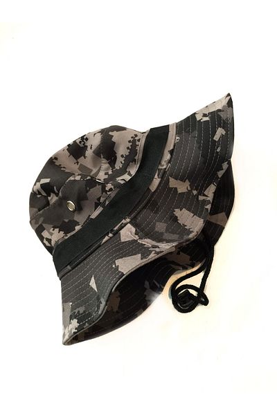 Betülce Summer Camouflage Snap-Free Safari Linen Hat