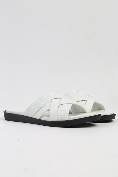 Pierre Cardin ® |   PC-7131 - 2162 Λευκές-Ανδρικές Παντόφλες