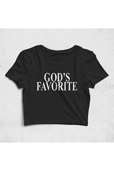 Built By Crazy Αγαπημένο Crop Top T-Shirt του Θεού