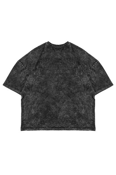 Sekizbiraltı Unisex Oversize Μαύρο T-Shirt - Duck You! Τυπωμένο