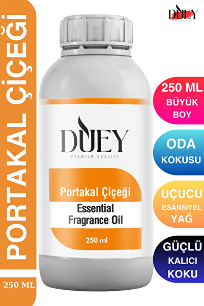 DUEY Portakal Çiçeği Uçucu Yağ 250 Ml Mum Esansı, Oda Kokusu, Hava Nemlendiri...