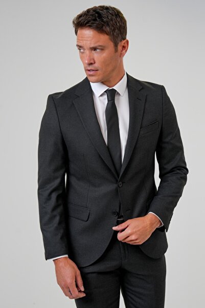 SÜVARİ Slimfit Desenli Takım Elbise