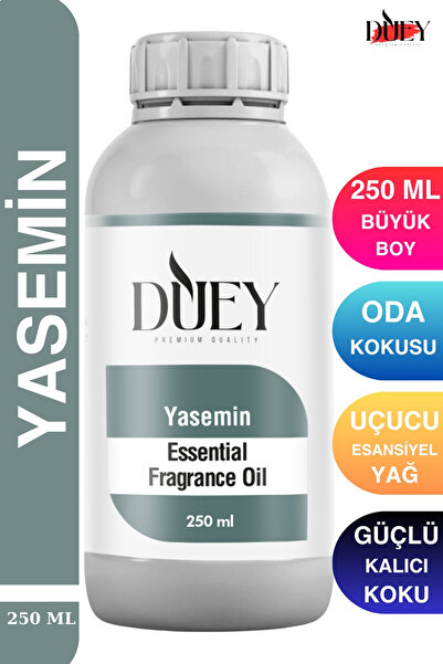 DUEY Yasemin Uçucu Yağ 250 Ml Mum Esansı, Oda Kokusu, Hava Nemlendiricisi, Ça...
