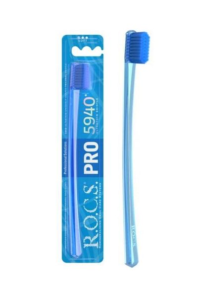 R.O.C.S. Rocs Pro 5940 Ultra Soft Toothbrush Blue-Blue