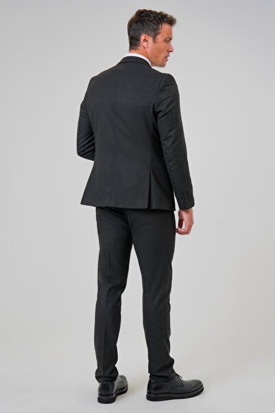 SÜVARİ Slimfit Desenli Takım Elbise