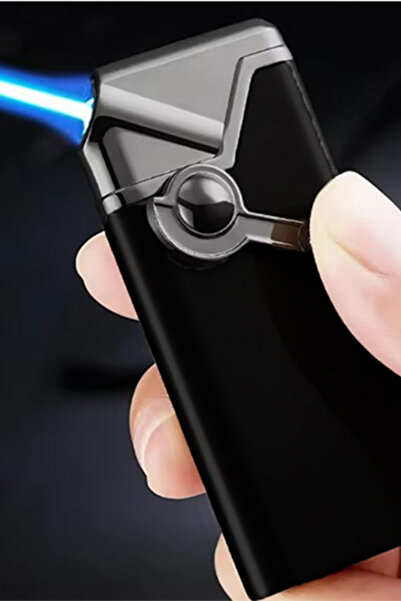 İŞTE BU Kişiye Özel İsimli Siyah Gazlı Rüzgar Geçirmez Çakmak