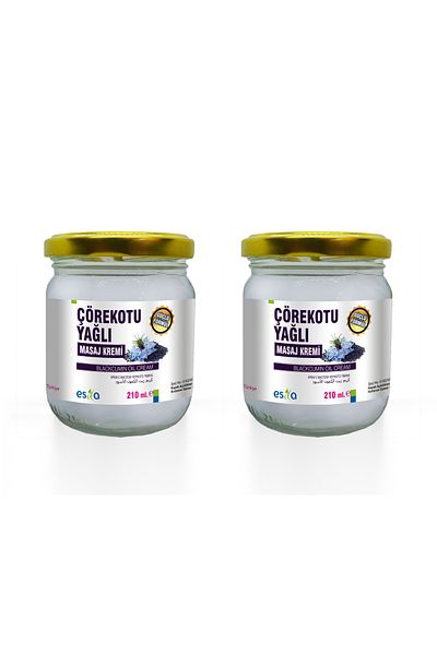 ESİLA 210 Ml. X 2 Boxes Black Cumin Oil Cream