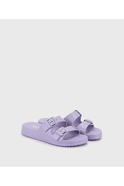 IGOR Double Buckle Havana Mate Eva Lilac Women's Slippers