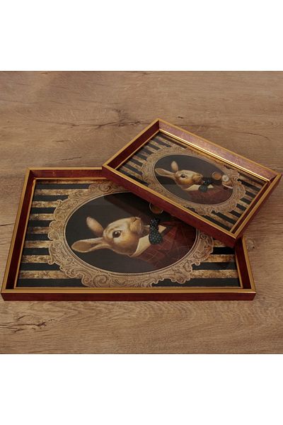 Housess 2-Piece Presentation and Special Occasions Tray High Definition Digital Printing DU1011- 5
