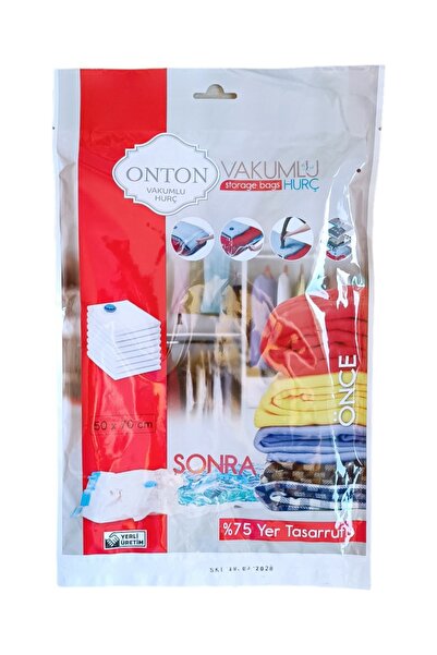 METROPOLAVM Tekli Vakumlu Hurç Poşet L (50x70cm)