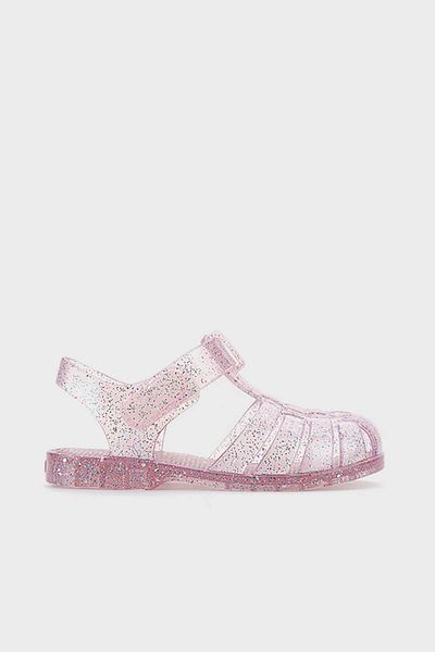 IGOR Girl's Sandals - Clasıca Cristal, Non-Slip and Belted S10329