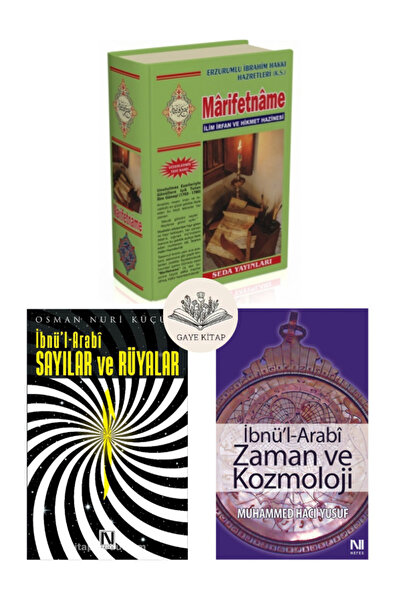 Seda Yayınları Marifetname - Sayılar ve Rüyalar - İbnü'l Arabi Zaman ve Kozmo...