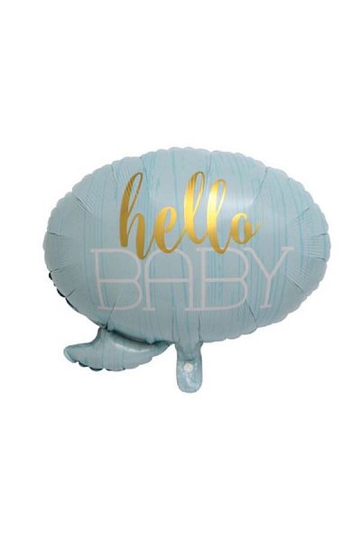turkuaz parti 24" Blue Foil Balloon - Baby Shower, Hospital, Room and Gender Party