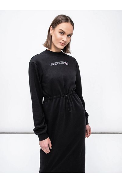 Nike Icon Clash Polar Long Sleeve Black Women's Dress - DM6263-010