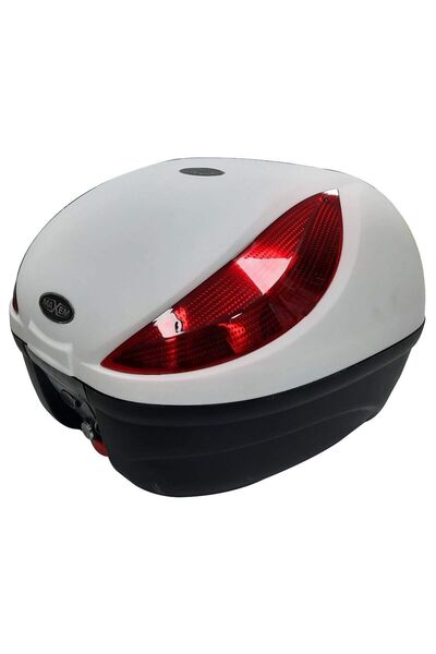Maxem SL35 SIRTLIKLI TOPCASE ARKA ÇANTA (BEYAZ)